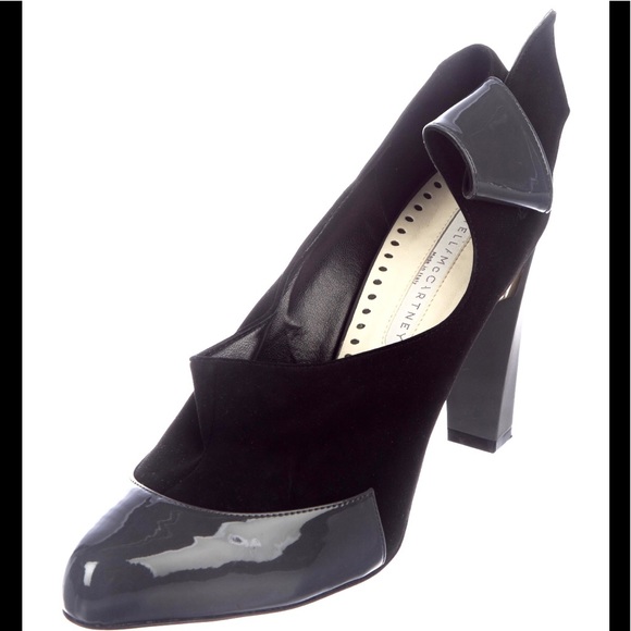 Authentic Stella McCartney Vegan Suede Pumps Size8 - Picture 1 of 5